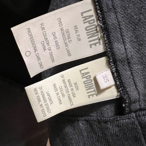 Lapointe shearling collar jacket - Picture 6 of 6